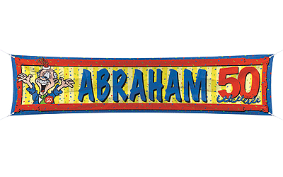Abraham straatbanier 180 cm
