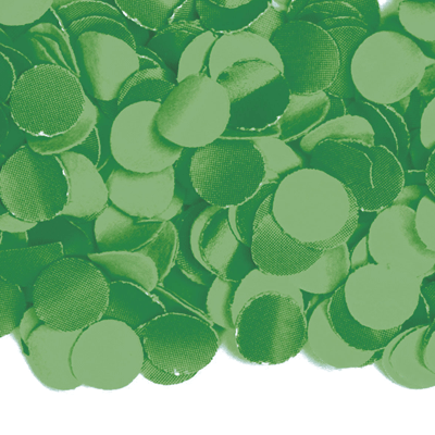 Groene confetti een zak van 1 kg