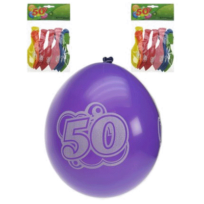 Hoera 50 jaar ballonnen