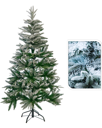 Kerstboom besneeuwd 150 cm