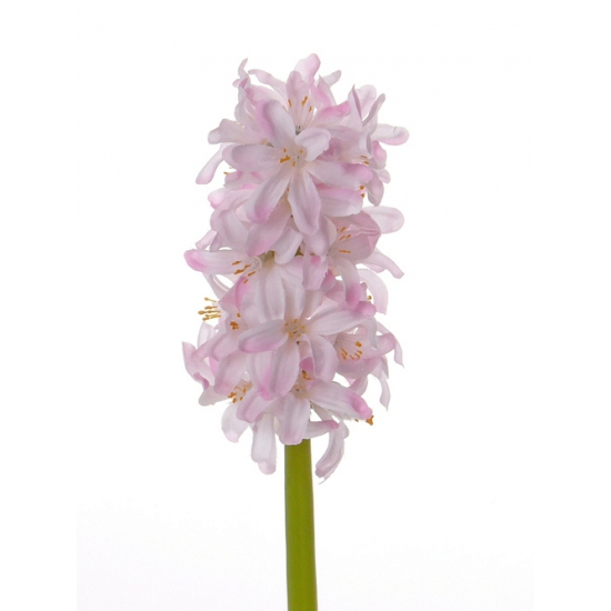 Roze hyacint kunstbloem 30 cm