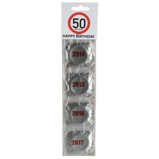 Verkeersbord condooms 50 jaar