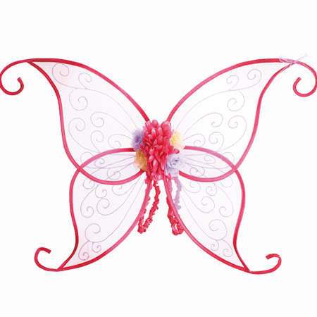 Vlinder vleugels roze