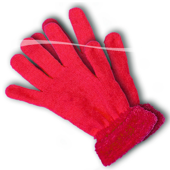 Warme neon roze handschoenen
