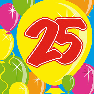 Super Verjaardag 25 jaar pakket klein BB-24