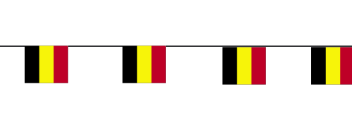 2x Belgische feest vlaggetjes