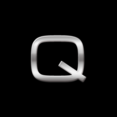 Kleine alfabet stickers letter Q