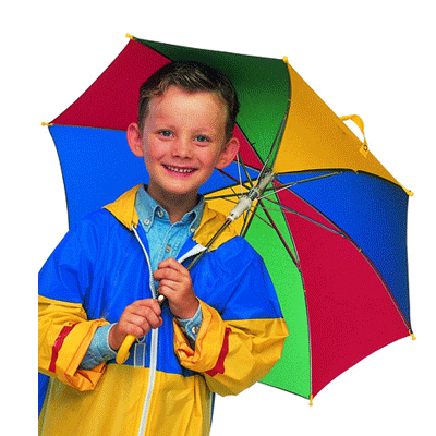 Coloured umbrella for kids 72 cm