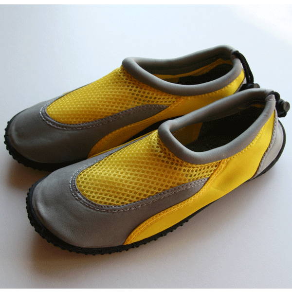 Yellow women water shoes