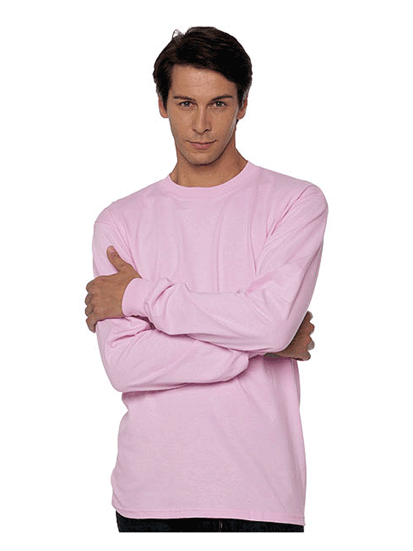 Roze t-shirts lange mouwen top kwaliteit