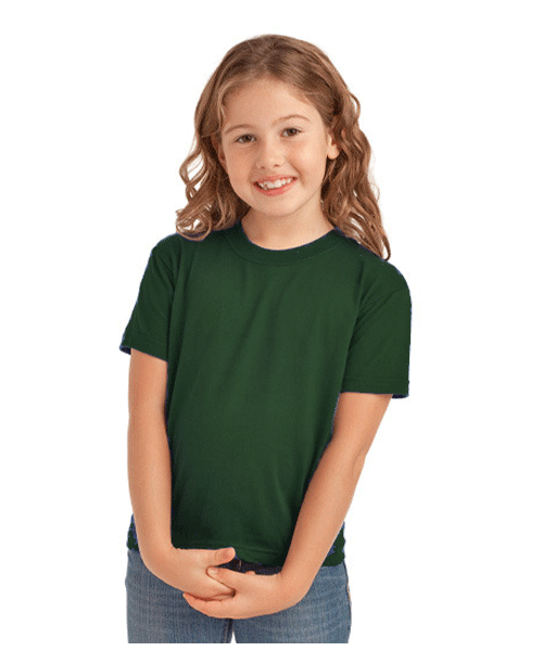 Donkergroene tshirts voor kinderen