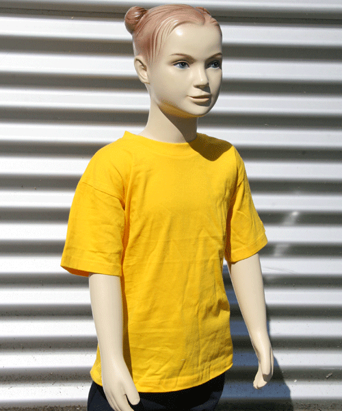 Goud gele tshirts voor kinderen