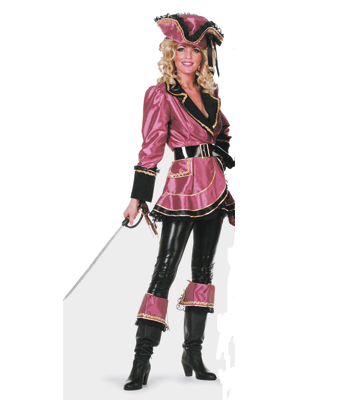 Pirate costume pink