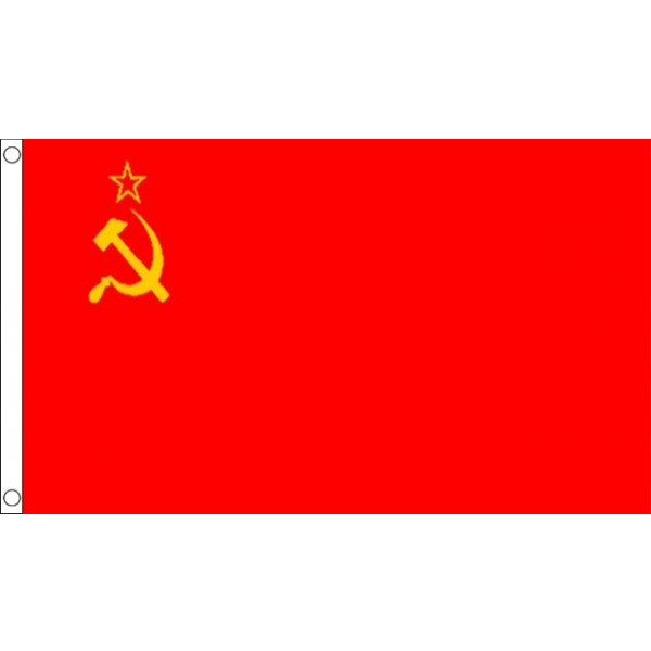 Polyester mega vlag Sovjet Unie 150 x 240 cm