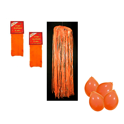 Orange flame retardant set