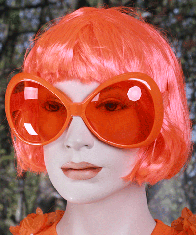 Large party sunglasses orange