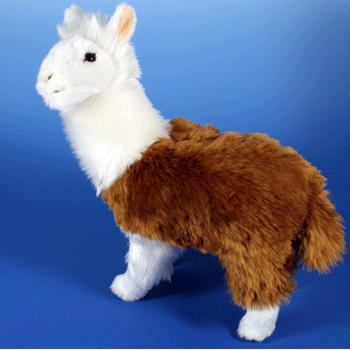 Plush lama stuffed animal 28 cm