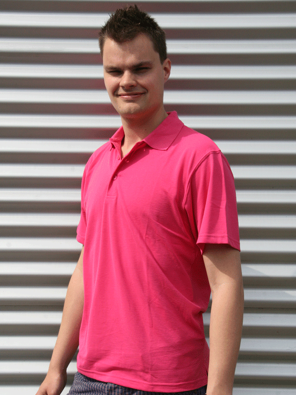 Poloshirt fuchsia pink