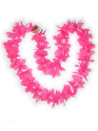 Hawaii bloemenkransen pakket roze/paars 6 stuks
