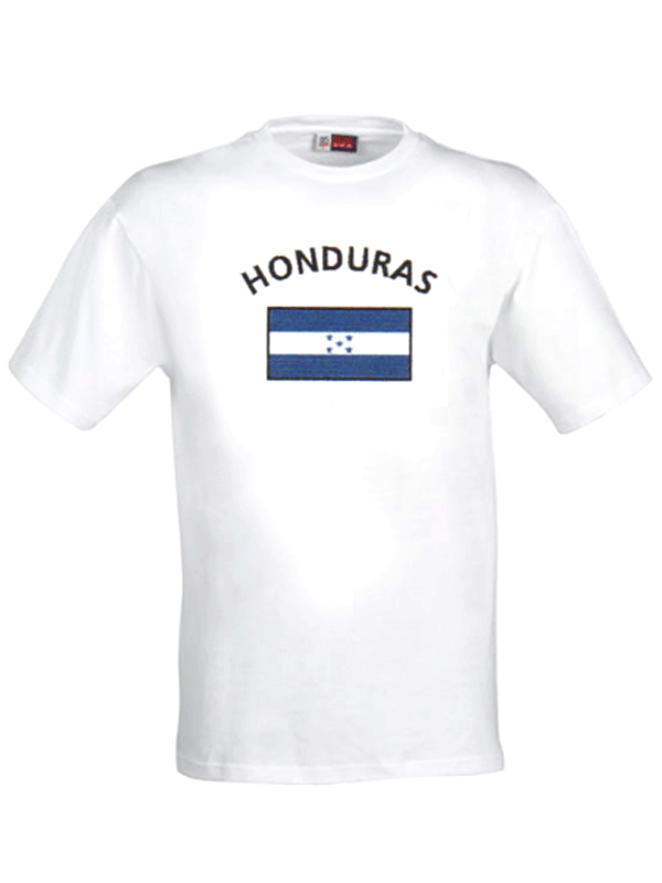 T-shirt with the flag of Honduras