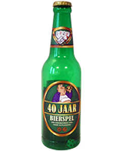 Beste 40 jaar geworden, XXL bierfles kado voor 40 jarige, Feestartikelen UJ-65