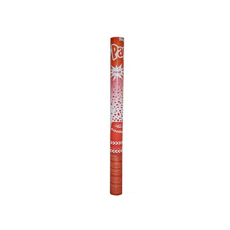 10 confettishooters red 60 cm