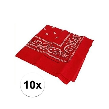 10 verkleedaccessoires rode bandana's