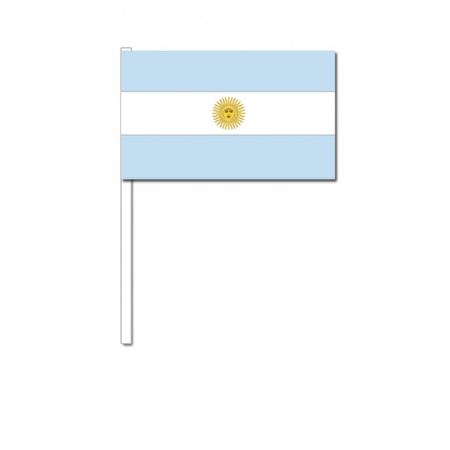 10 hand wavers with Argentina