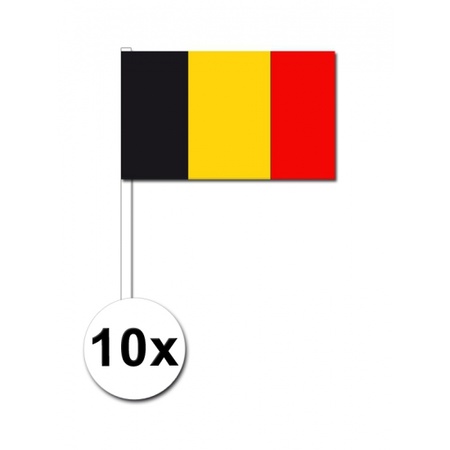 Handvlag Belgie set van 10