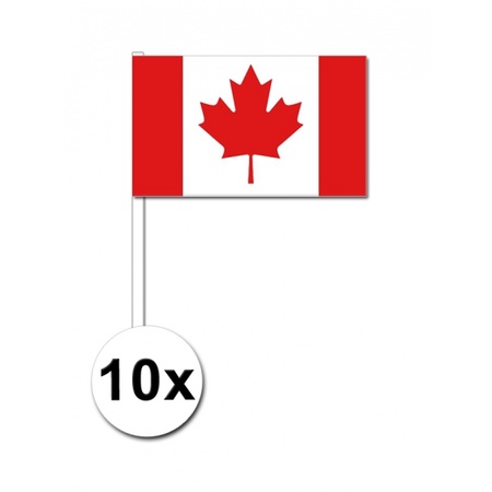 Handvlag Canada set van 10