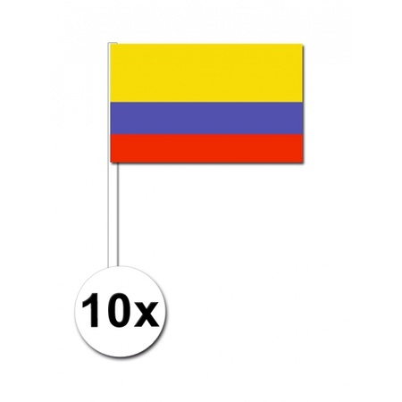 10 hand wavers with Colombia