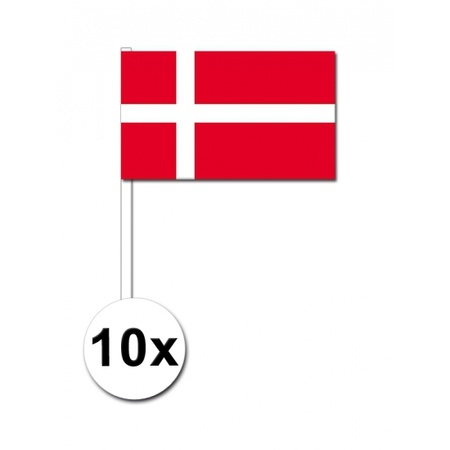 Handvlag Denemarken set van 10