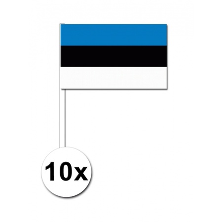 Handvlag Estland set van 10