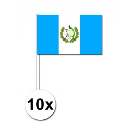 Handvlag Guatemala set van 10