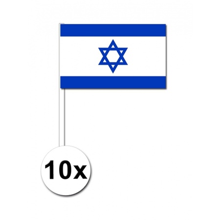 Handvlag 10 stuks Israel 12 x 24 cm