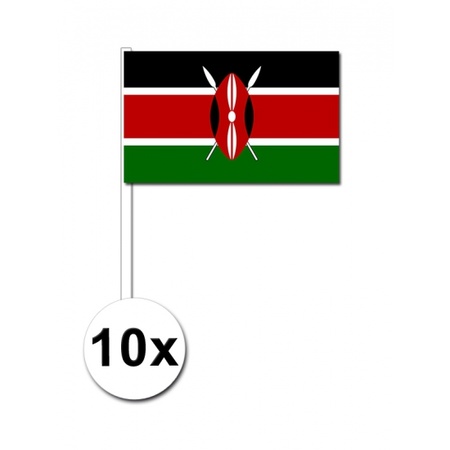Handvlag Kenia set van 10 stuks