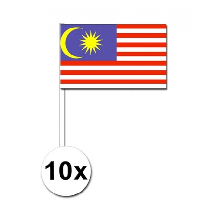 10 hand wavers with Malaysia
