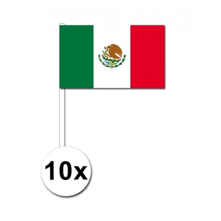 10 hand wavers with Mexico