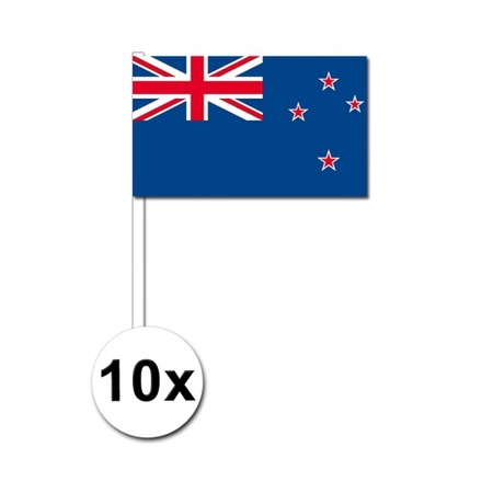 Handvlag Nieuw Zeeland set van 10