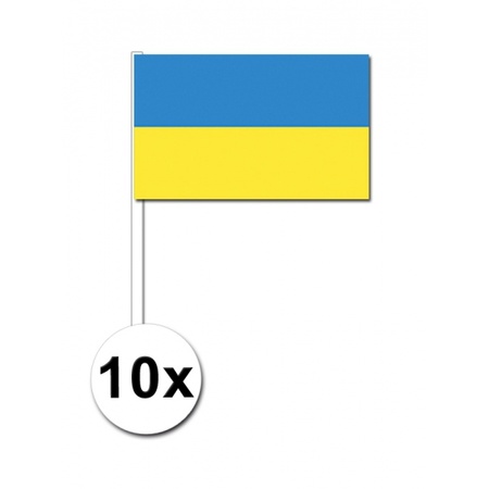Handvlag Oekraine set van 10