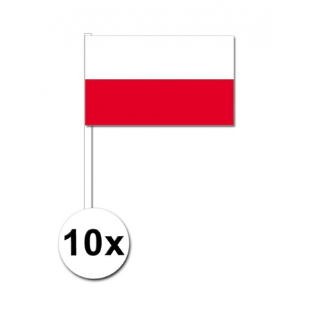 Handvlag Polen set van 10