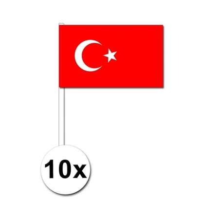 Handvlag Turkije set van 10