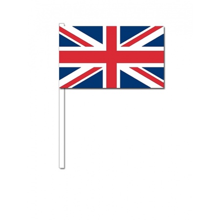 Handvlag Union Jack set van 10
