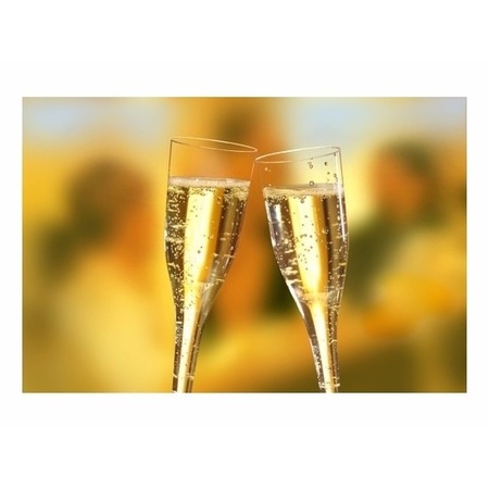 Feestelijke champagne glazen 100 stuks