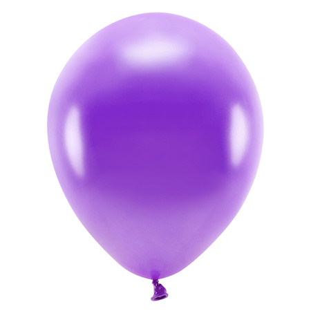 100x Paarse ballonnen 26 cm eco/biologisch afbreekbaar