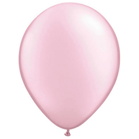 Grootverpakking ballonnen parel roze 100 stuks