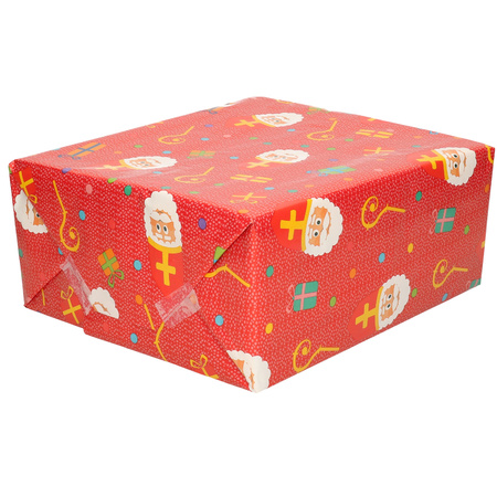 100 rolls of wrapping paper Sinterklaas