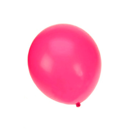 Neon pink party balloons 100x pieces