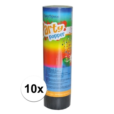 10x Feest poppers 15 cm