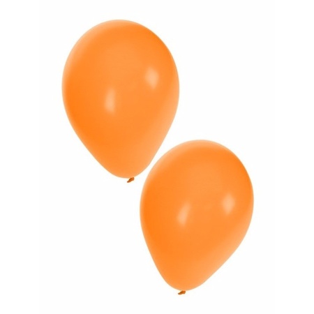 30x balloons green white and orange
